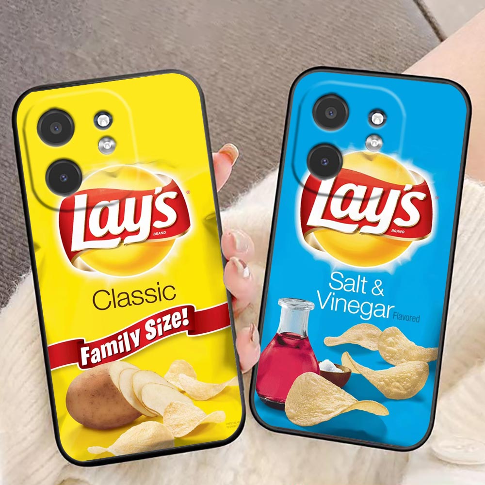 Logo Food Snack - Чехол для телефона Snack Food Potato
