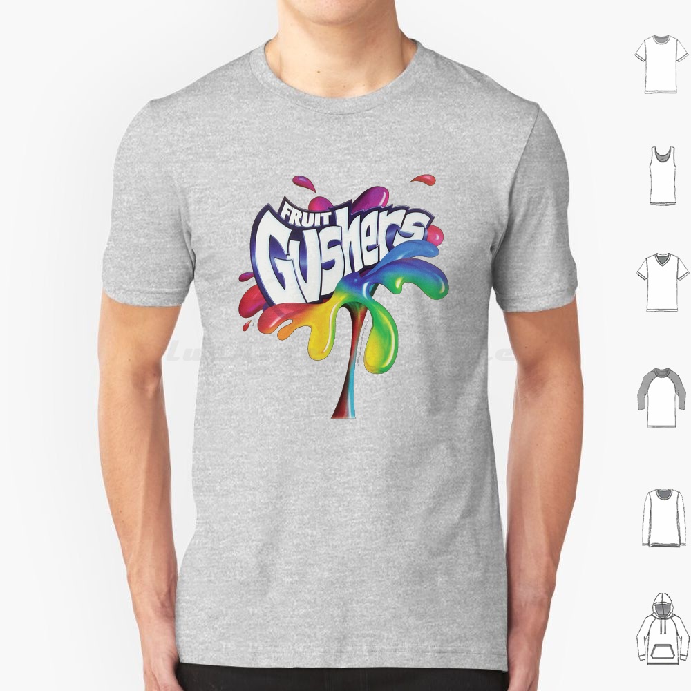 Logo Food Snack - Футболка с логотипом Fruit Gushers в