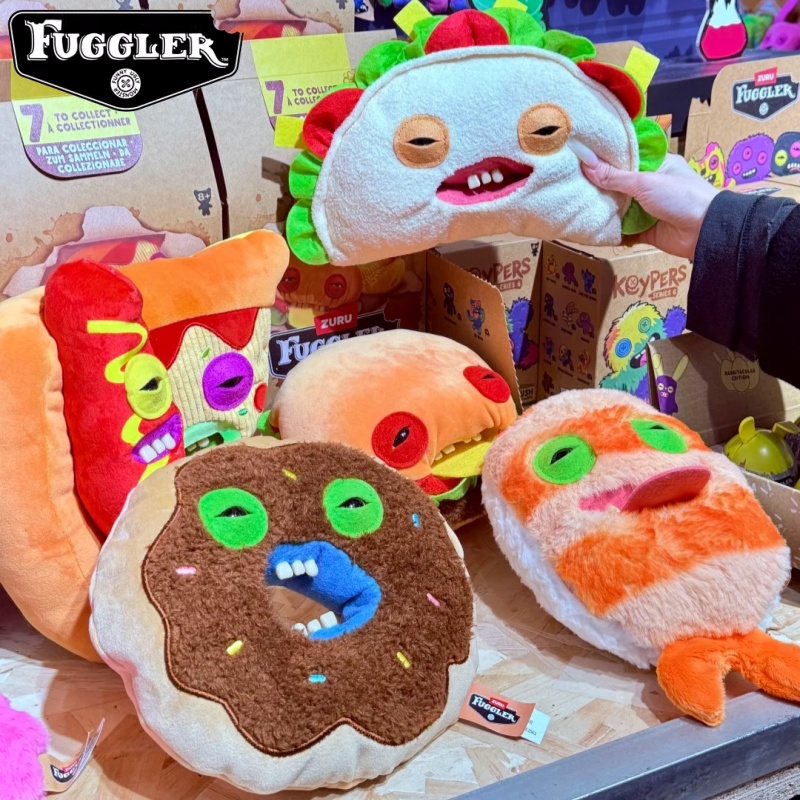 Food Grocery Snacks - Плюшевая игрушка-сюрприз Fuggler: Еда Fuggalicious (Гамбургер,